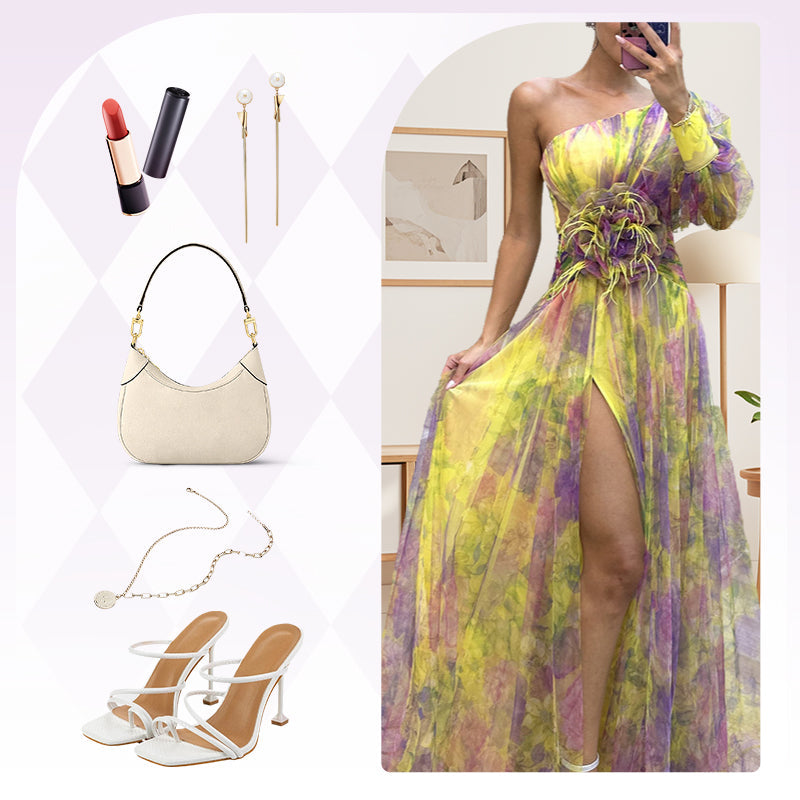 🌸Summer Specials💐 Women's Tulle Irregular Gown Dresses