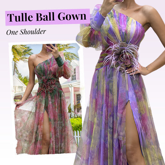 🌸Summer Specials💐 Women's Tulle Irregular Gown Dresses