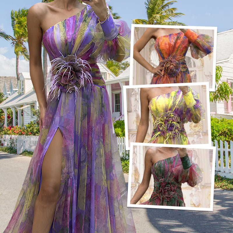 🌸Summer Specials💐 Women's Tulle Irregular Gown Dresses