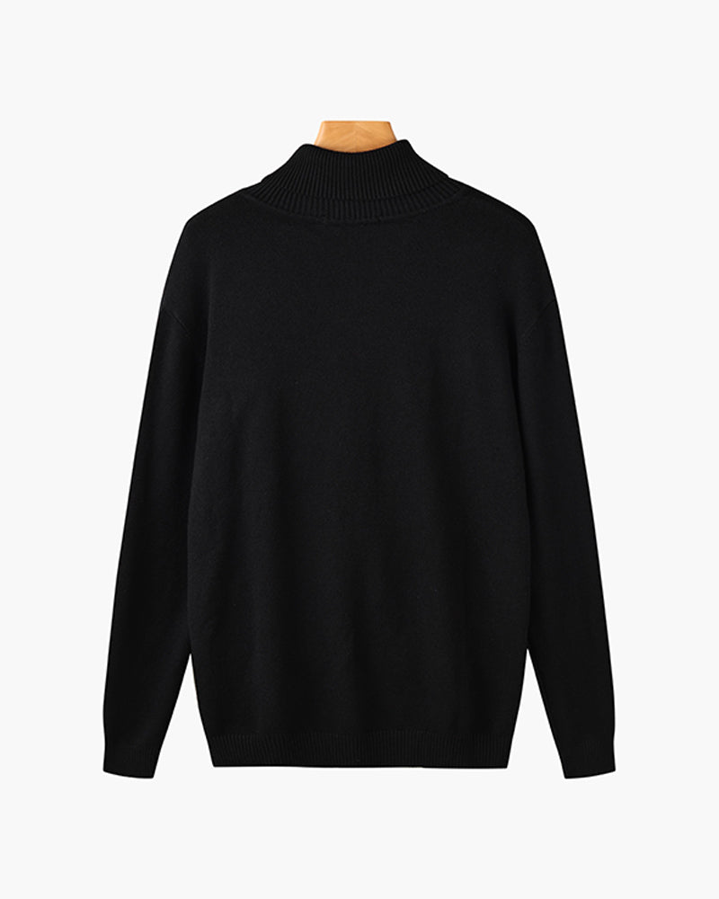JANGSAN Merino Wool Turtleneck