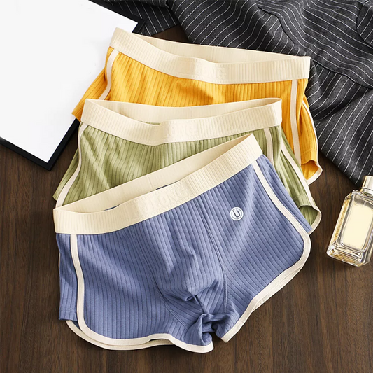 RibSoft Cotton Boxer Briefs (3-Pack)