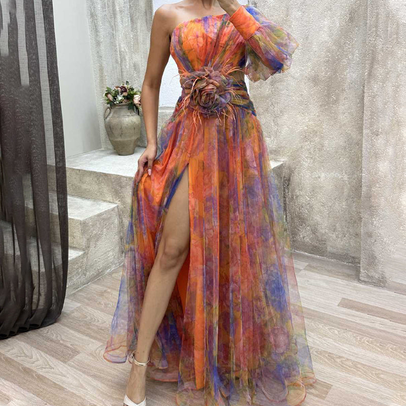 🌸Summer Specials💐 Women's Tulle Irregular Gown Dresses