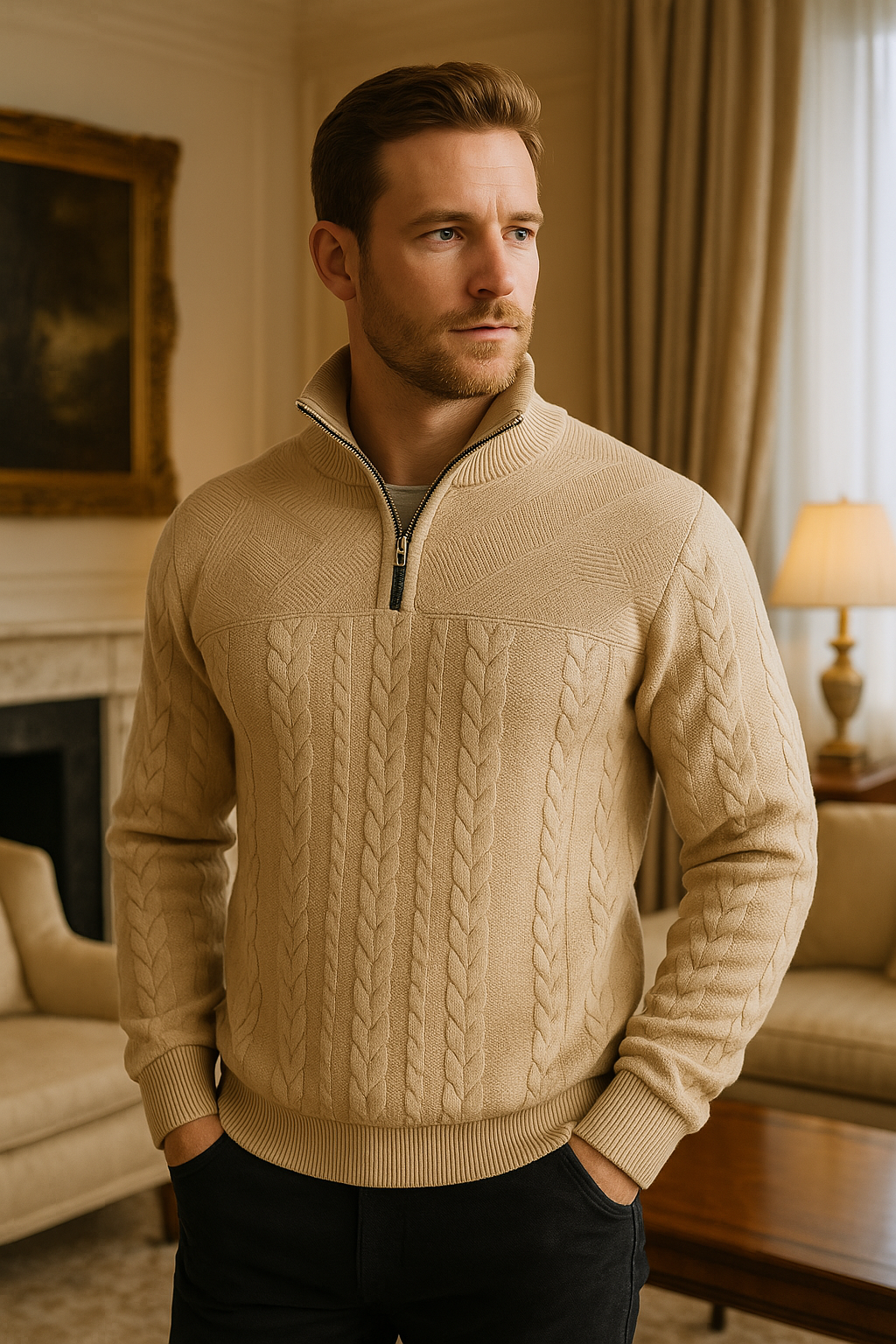 OLYMPUS | PREMIUM QUARTER ZIP SWEATSHIRT