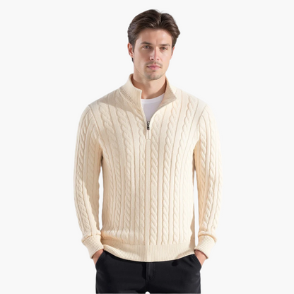Valora Zipped Cable Sweater