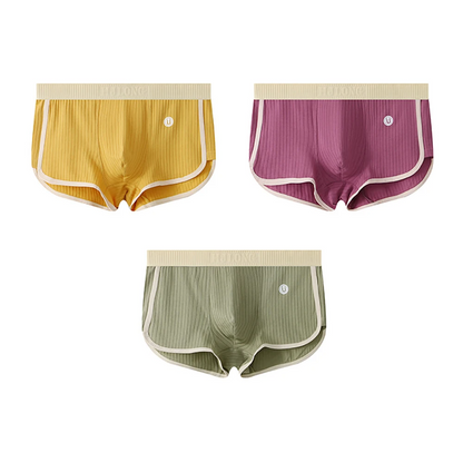 RibSoft Cotton Boxer Briefs (3-Pack)