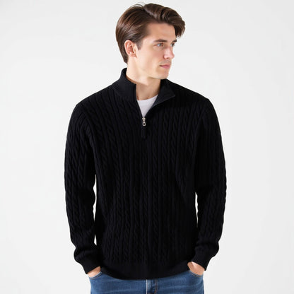 Valora Zipped Cable Sweater
