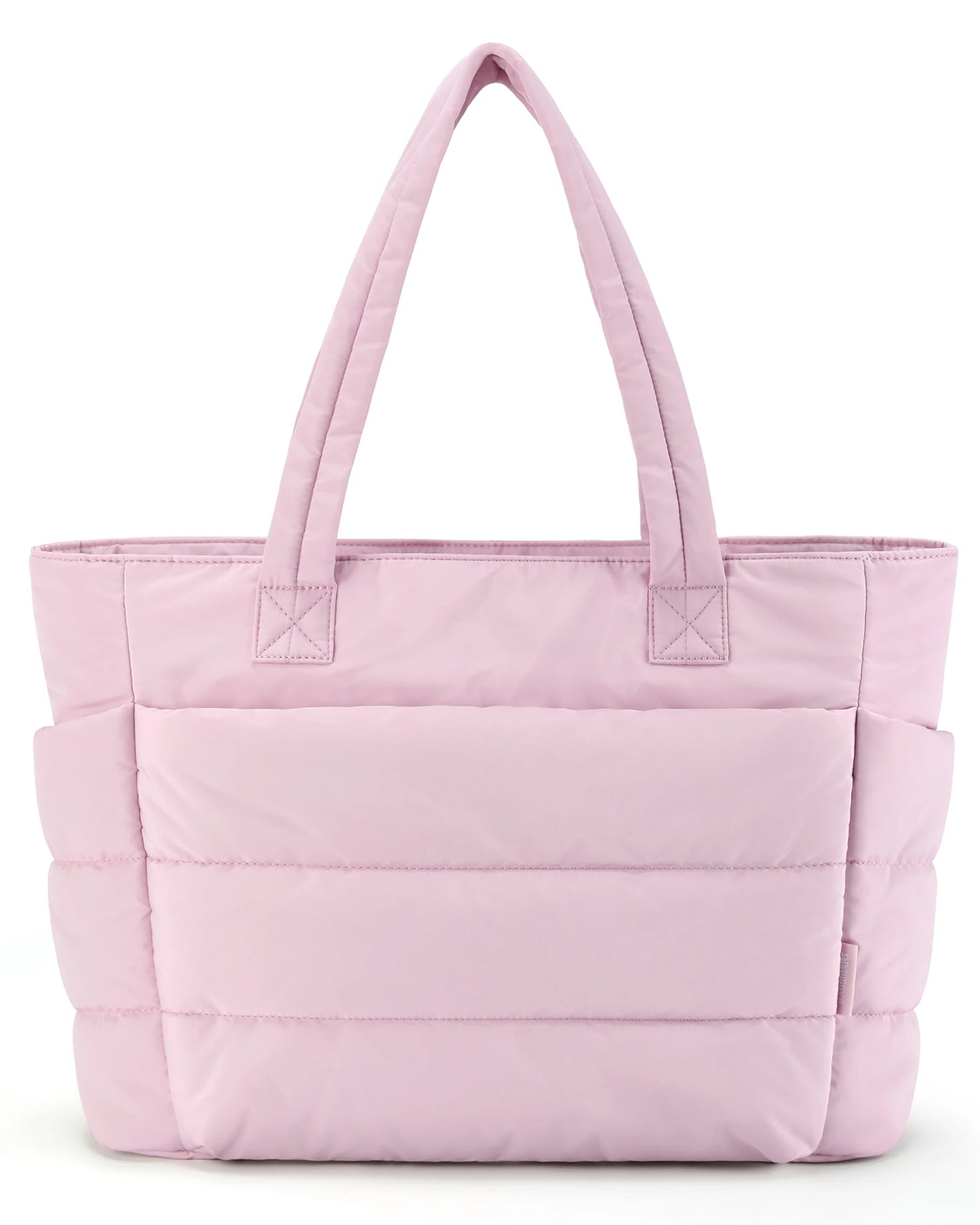 SOLA Women's Quilted Puffer Tote Bag, Large Capacity Shoulder Bag for Travel & Work