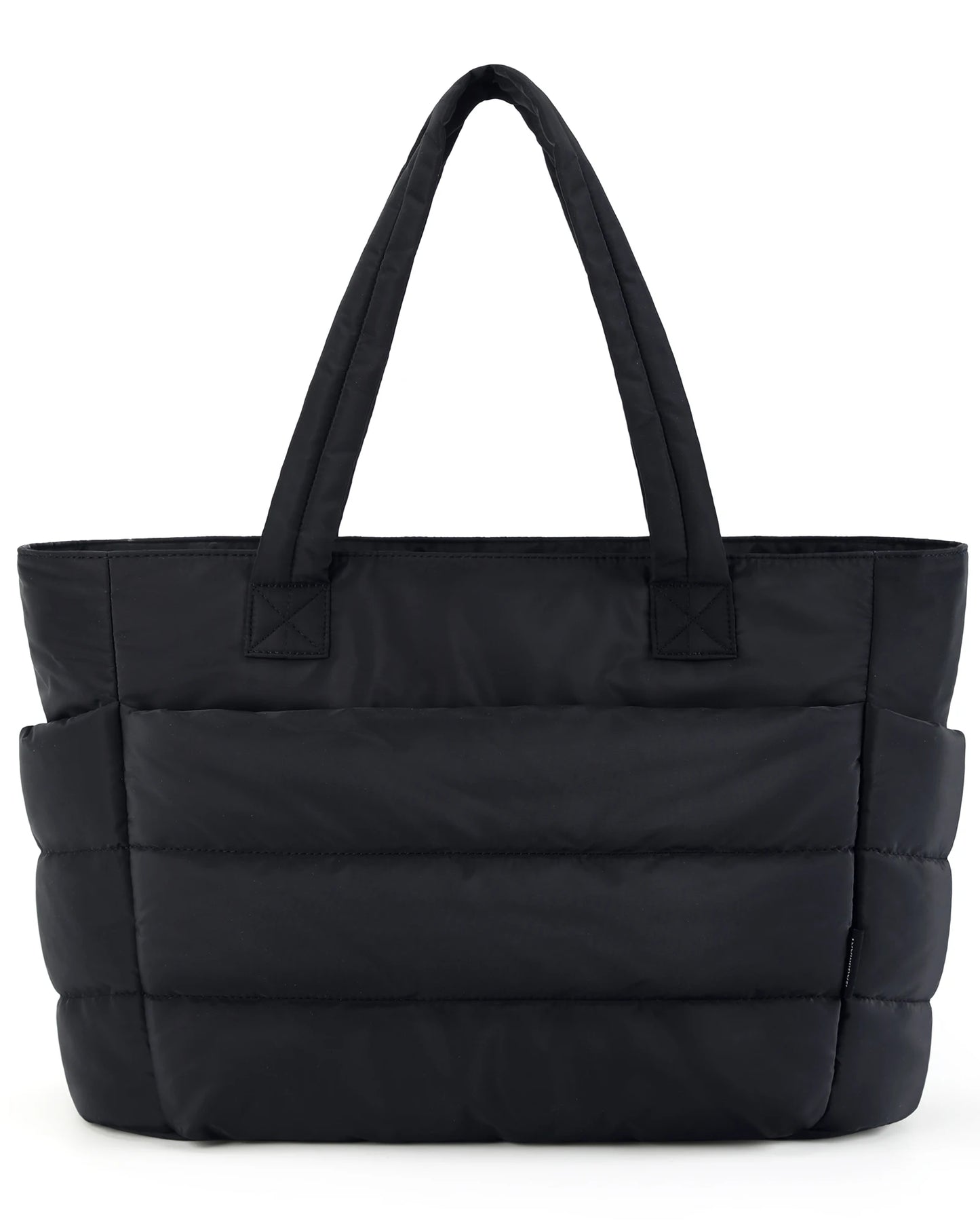 SOLA Women's Quilted Puffer Tote Bag, Large Capacity Shoulder Bag for Travel & Work