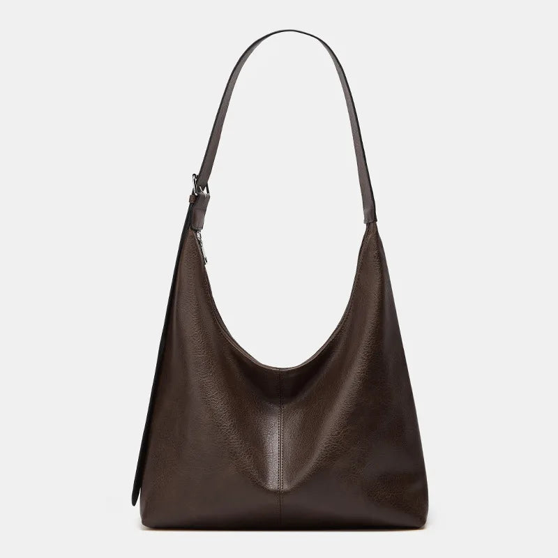 NOLA Retro Large Capaci Tote Bag, Women's Simple Casual Underarm Bag