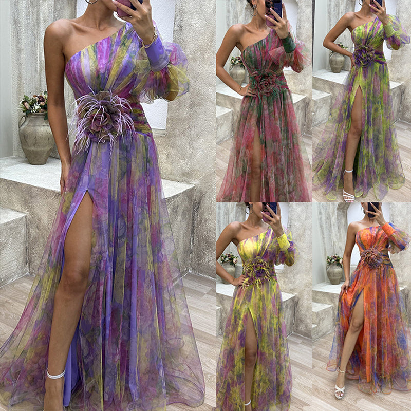 🌸Summer Specials💐 Women's Tulle Irregular Gown Dresses